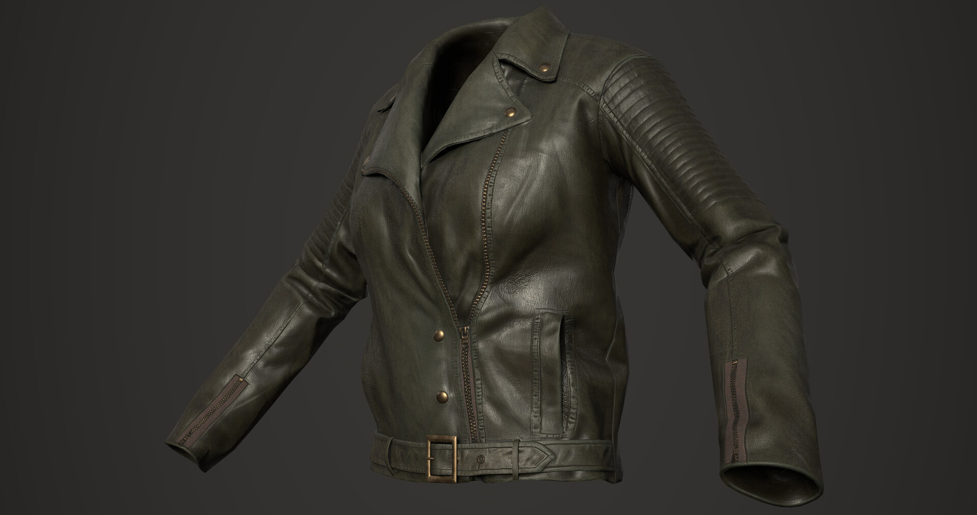 Female Leather Jacket