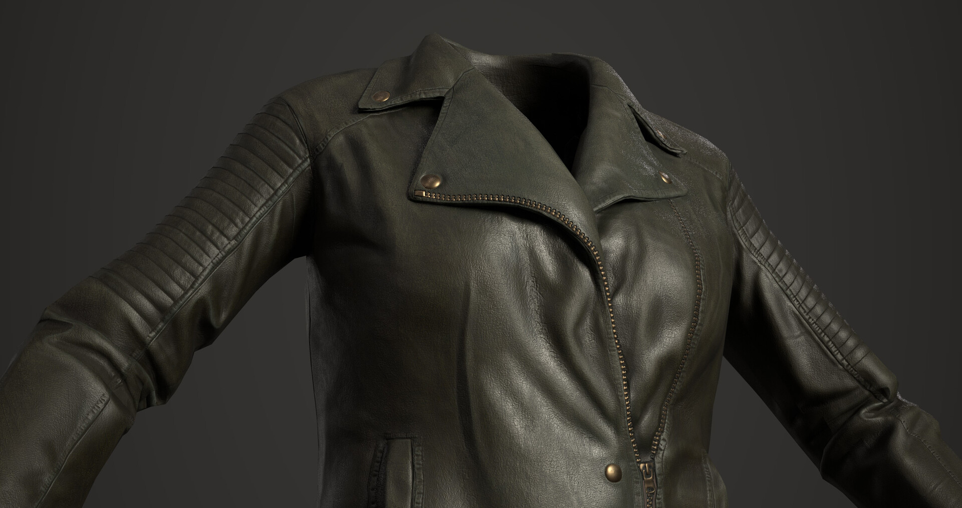 Female Leather Jacket