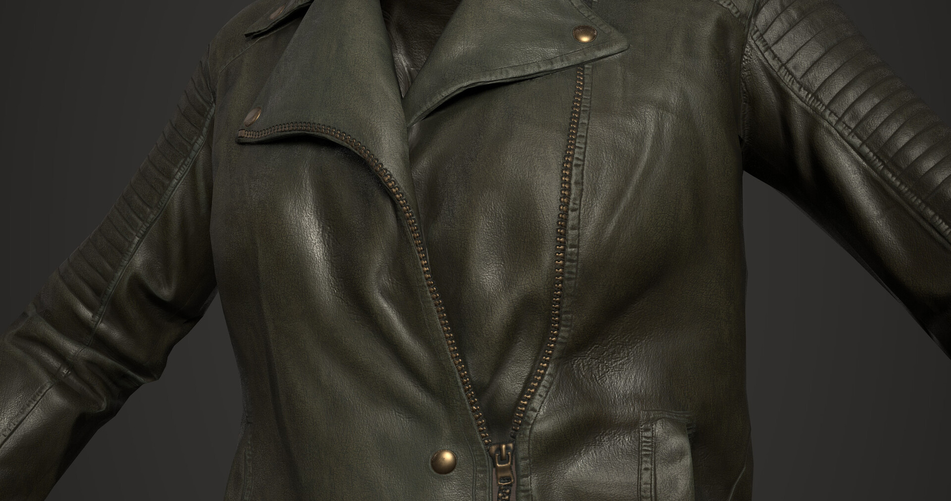 Female Leather Jacket